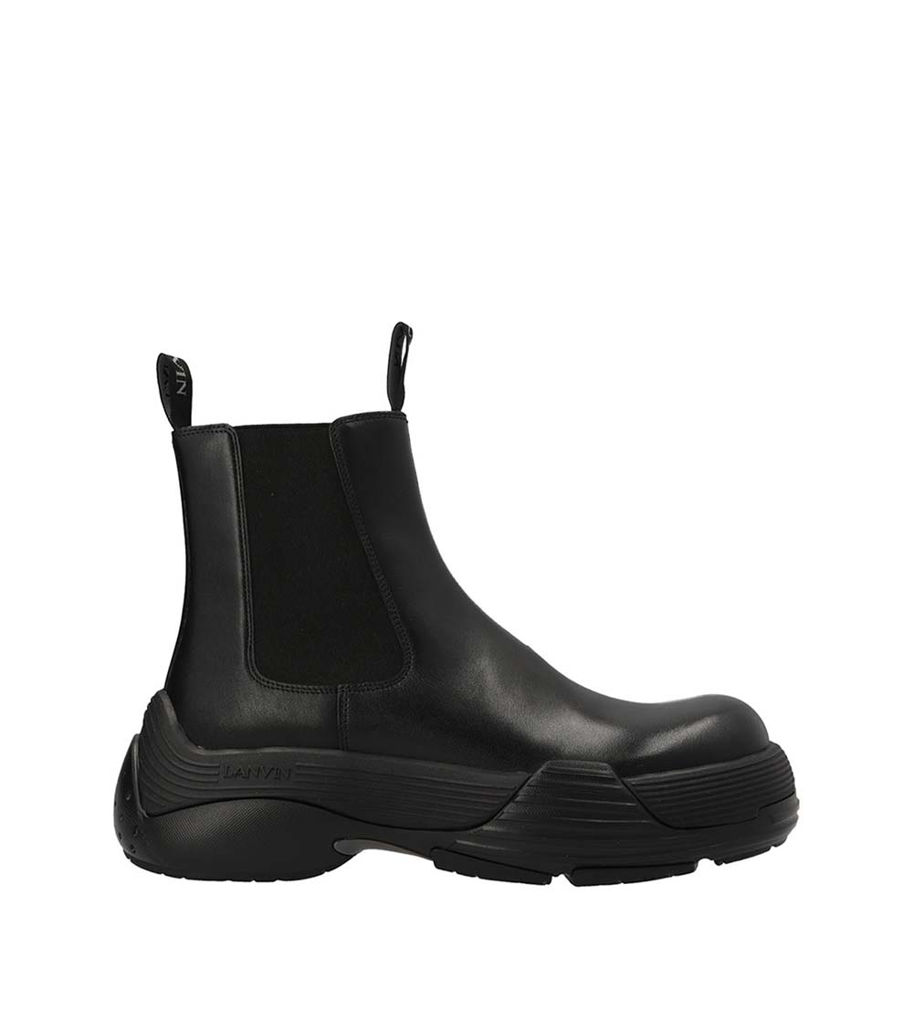 Lanvin Flash-X Leather Chelsea Boots