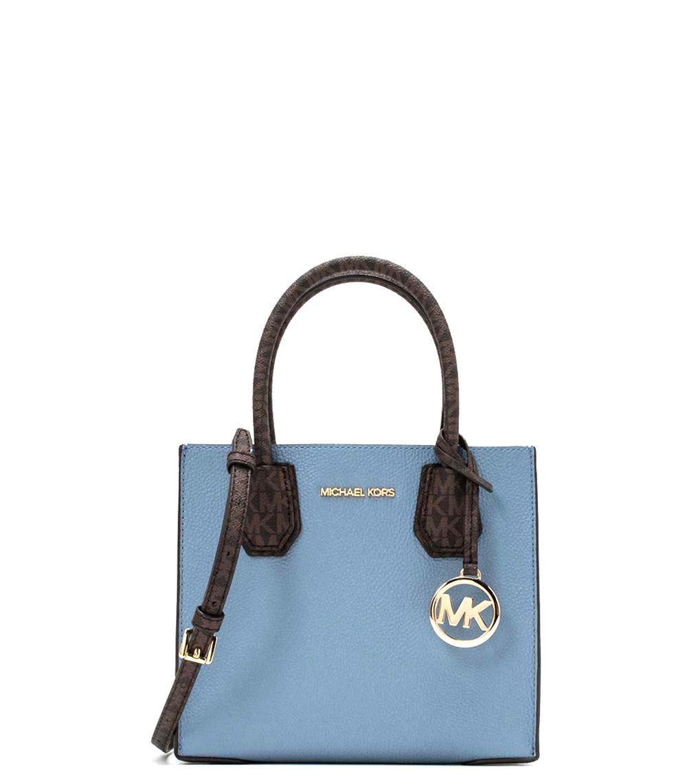 Buy Michael Kors Marilyn Small Colorblock Saffiano Leather Crossbody Bag, Blue Color Women