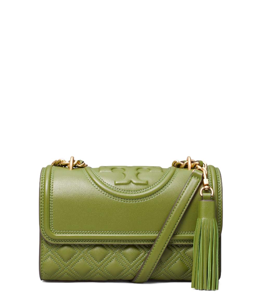 Tory Burch Women's Small Fleming Convertible Leather Shoulder Bag