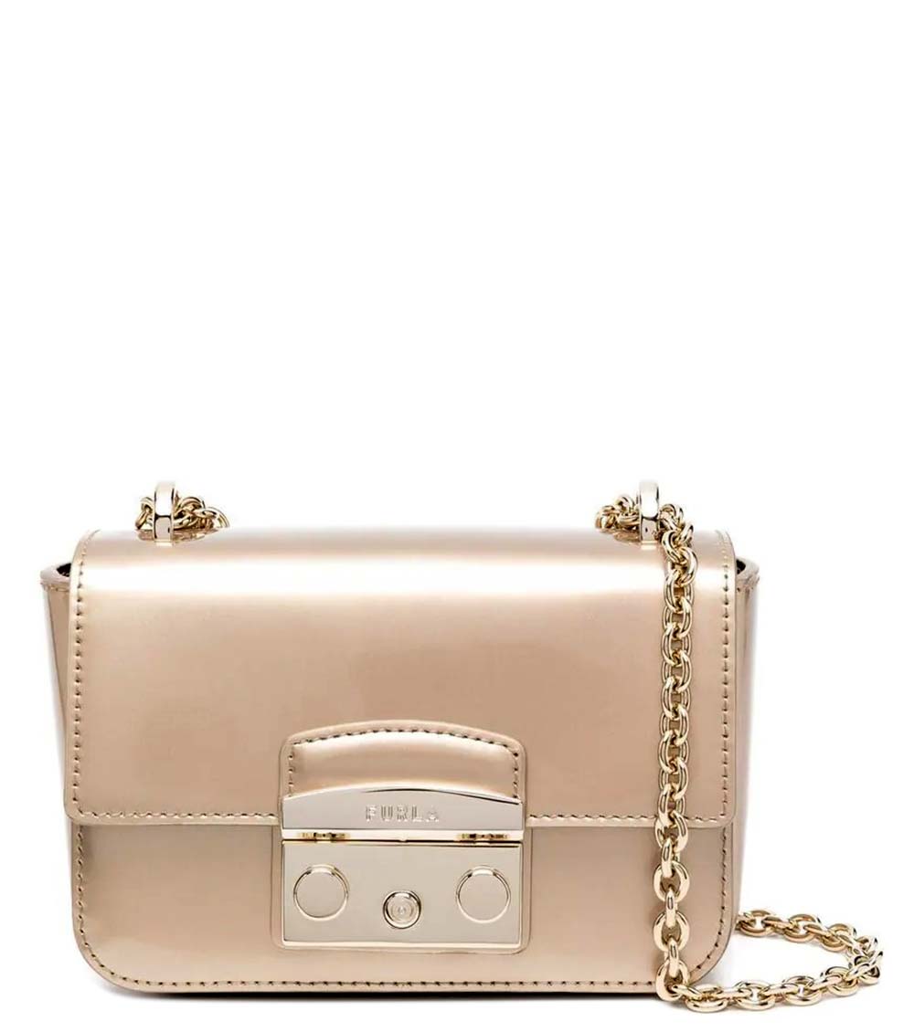 Furla metropolis mini gold on sale