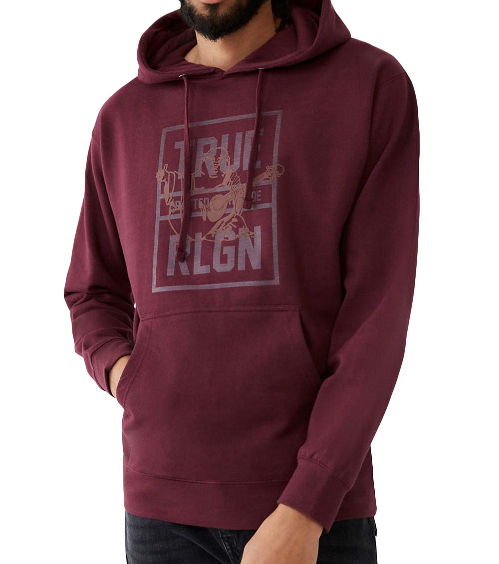 Maroon online box logo