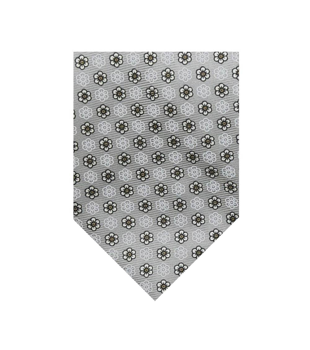 Burberry Grey Dapper Floral Silk Tie for Men Online India at Darveys