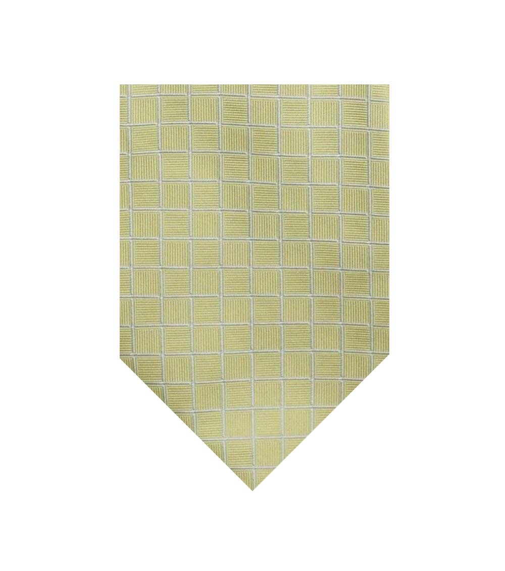 Burberry Yellow Modern Check Silk Tie for Men Online India at