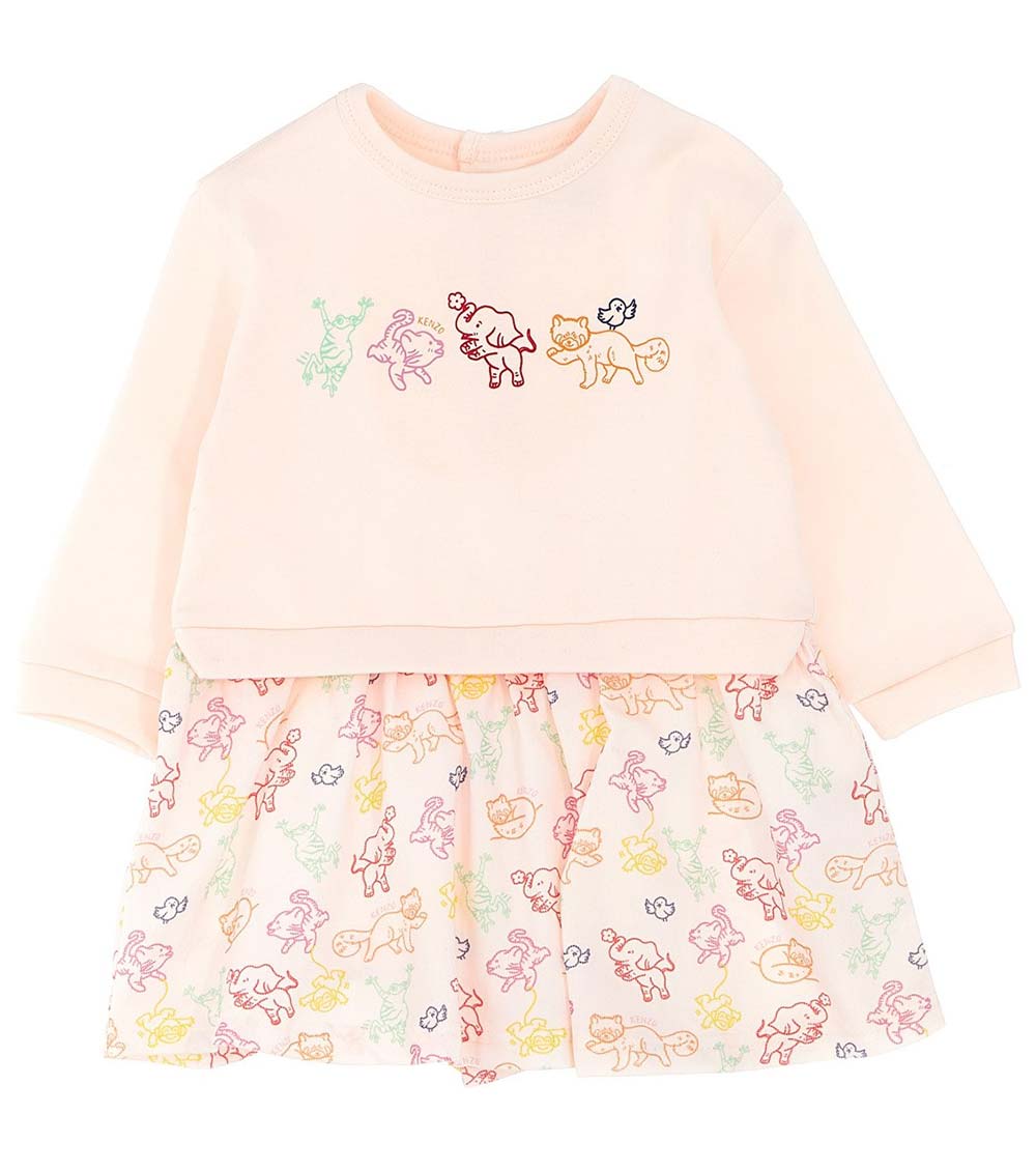 Kenzo Baby Girls Pink Press Dress