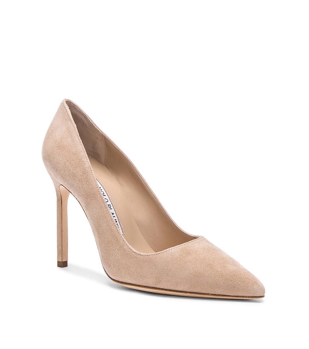 Manolo blahnik Beige Satin Heels for Women Online India at Darveys