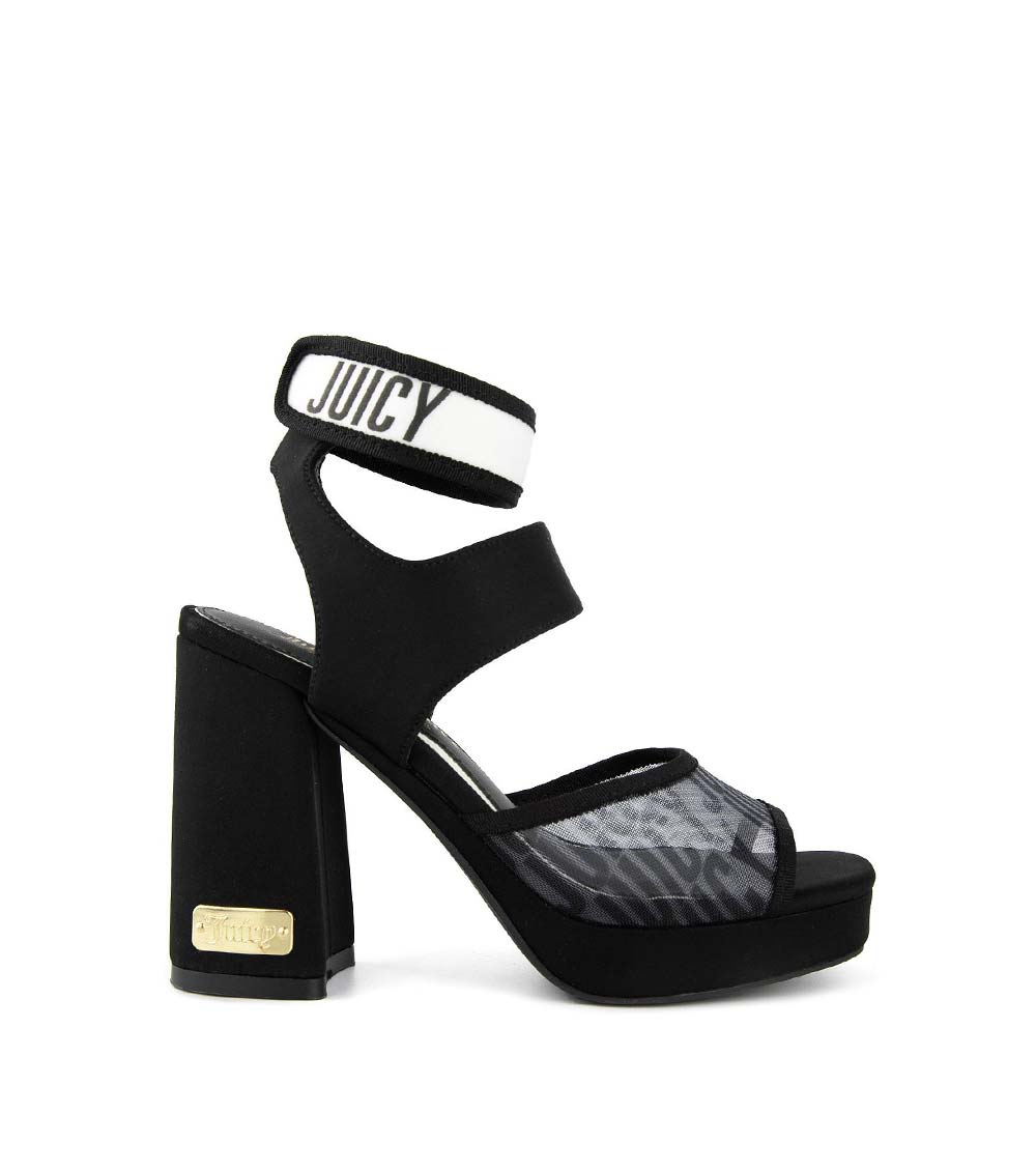 Sandals Juicy Couture Black size 37 EU in Rubber - 23272936