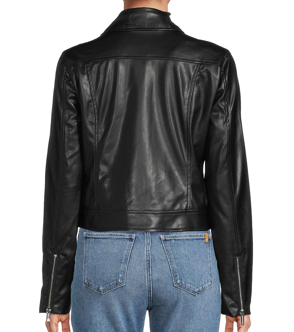 Calvin klein moto hot sale jacket women's