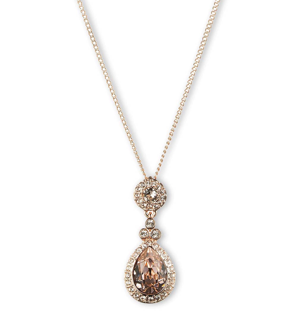 Givenchy ROSE GOLD Crystal NECKLACES + EARRINGS --Select Your Favorite! |  eBay