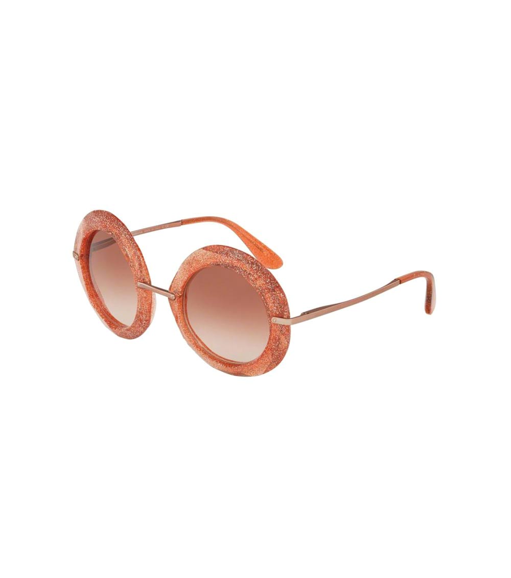 Dolce & Gabbana Peach Crystal Glitter Sunglasses for Women Online India at  