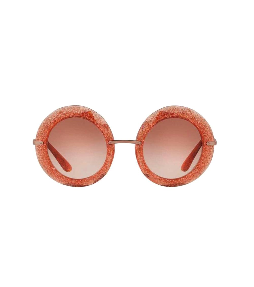 Dolce & Gabbana Peach Crystal Glitter Sunglasses for Women Online India at  