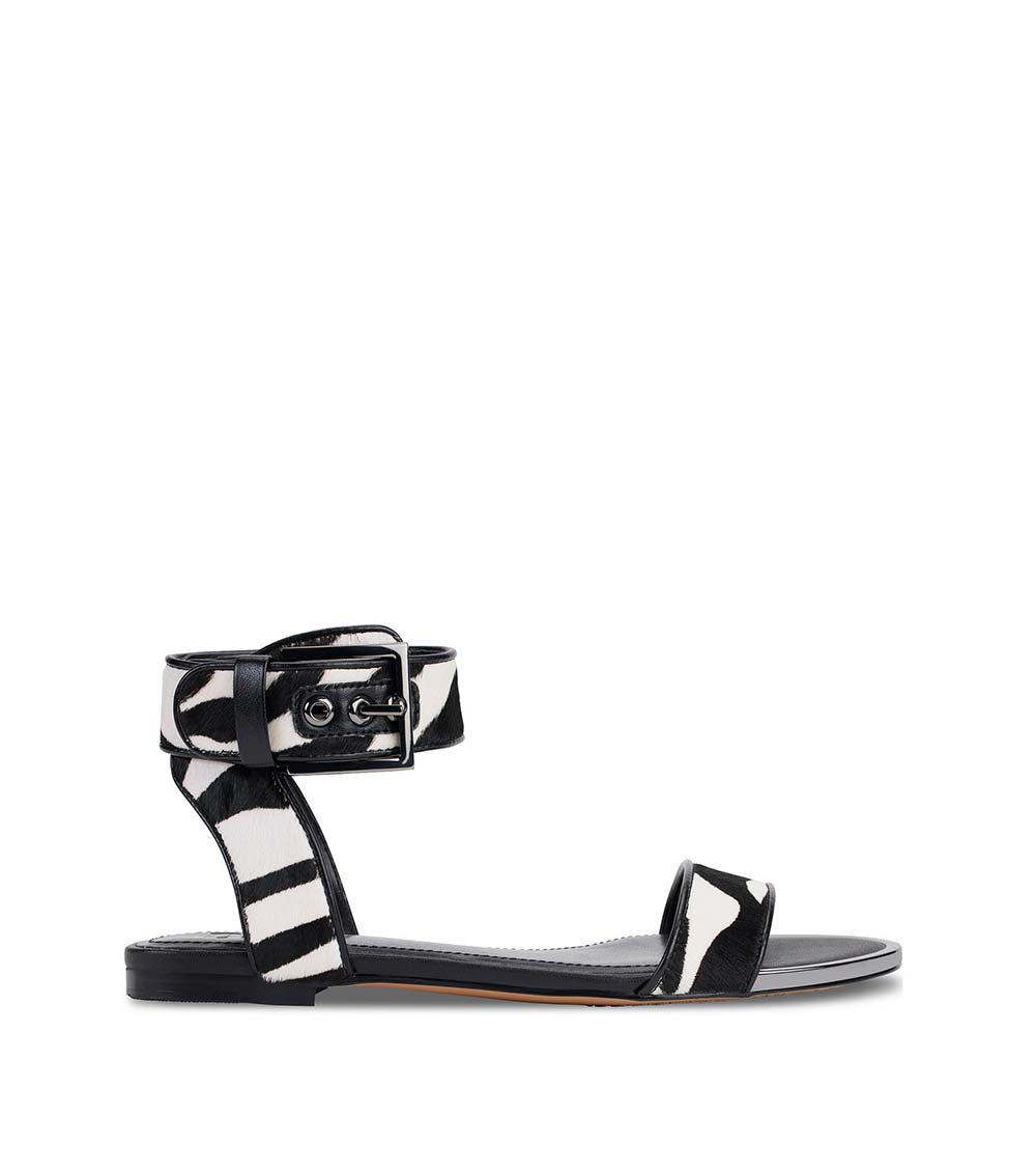 Dkny best sale black sandals