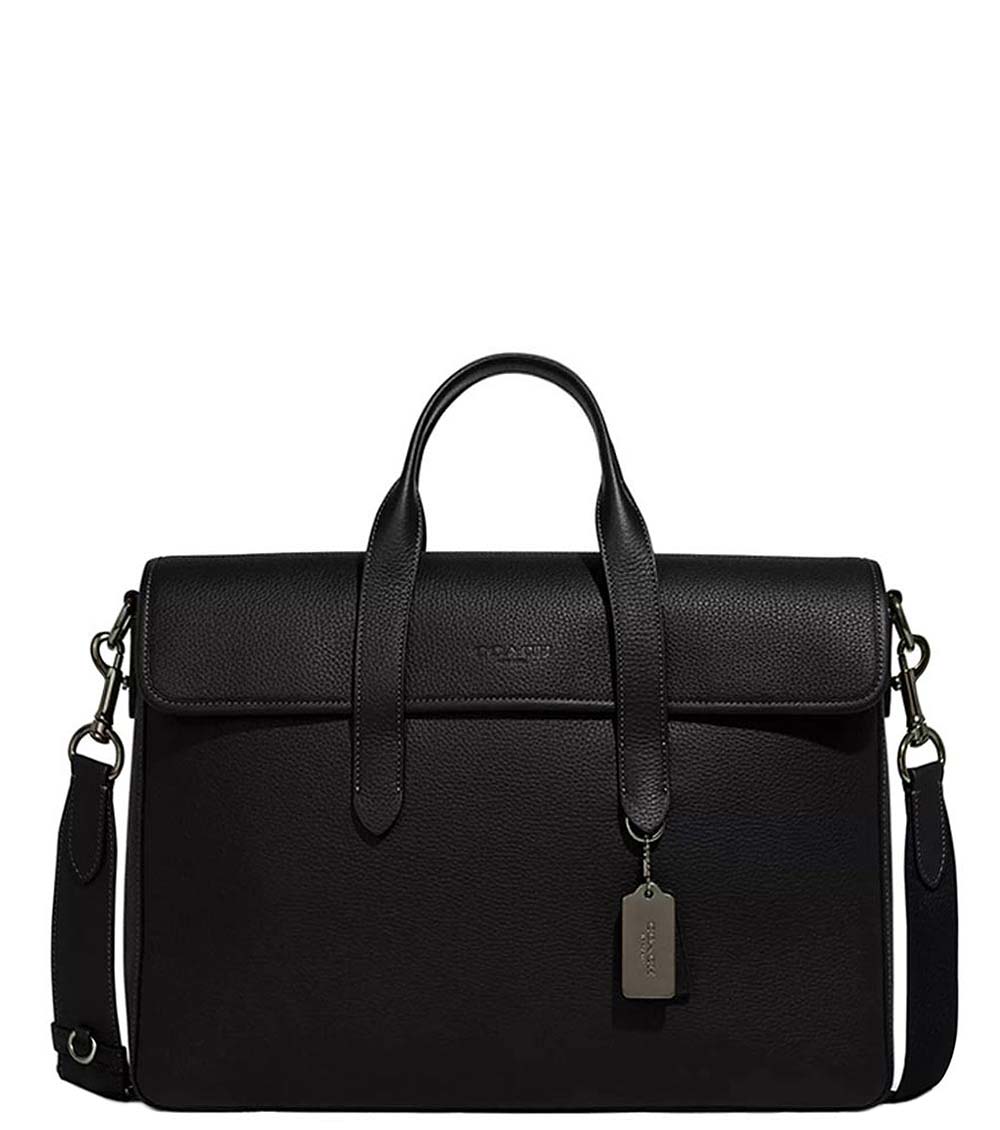 Coach Black Sullivan Large Briefcase Bag for Men Online India at