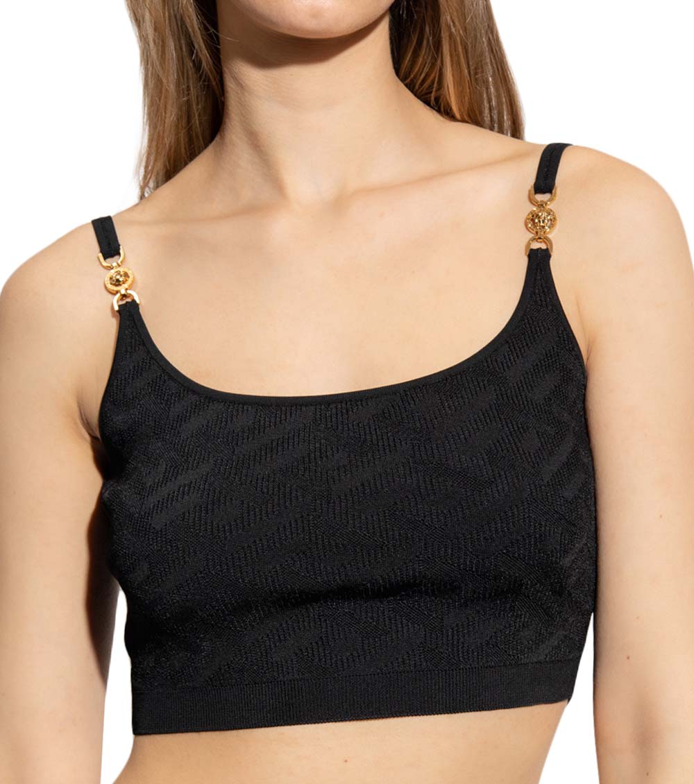 Versace Greca Crop Top