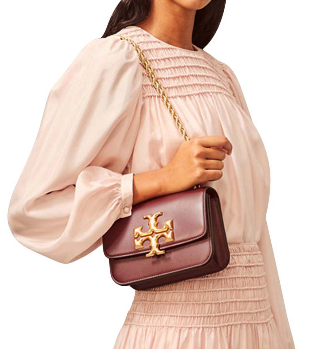 Tory Burch Claret Eleanor Small Shoulder Bag for Women Online India at  