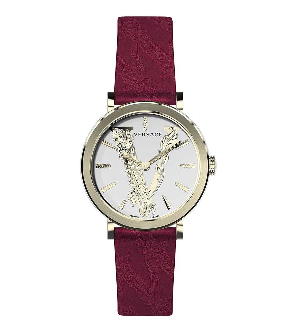 Maroon Dial Rose Gold Stainless Steel Strap Watch - Titan Corporate Gifting
