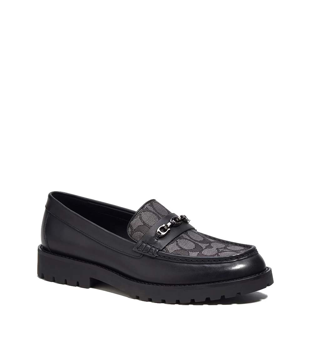 Coach Signature Black Men\'s Slip-On Loafers COACH Men main image 2