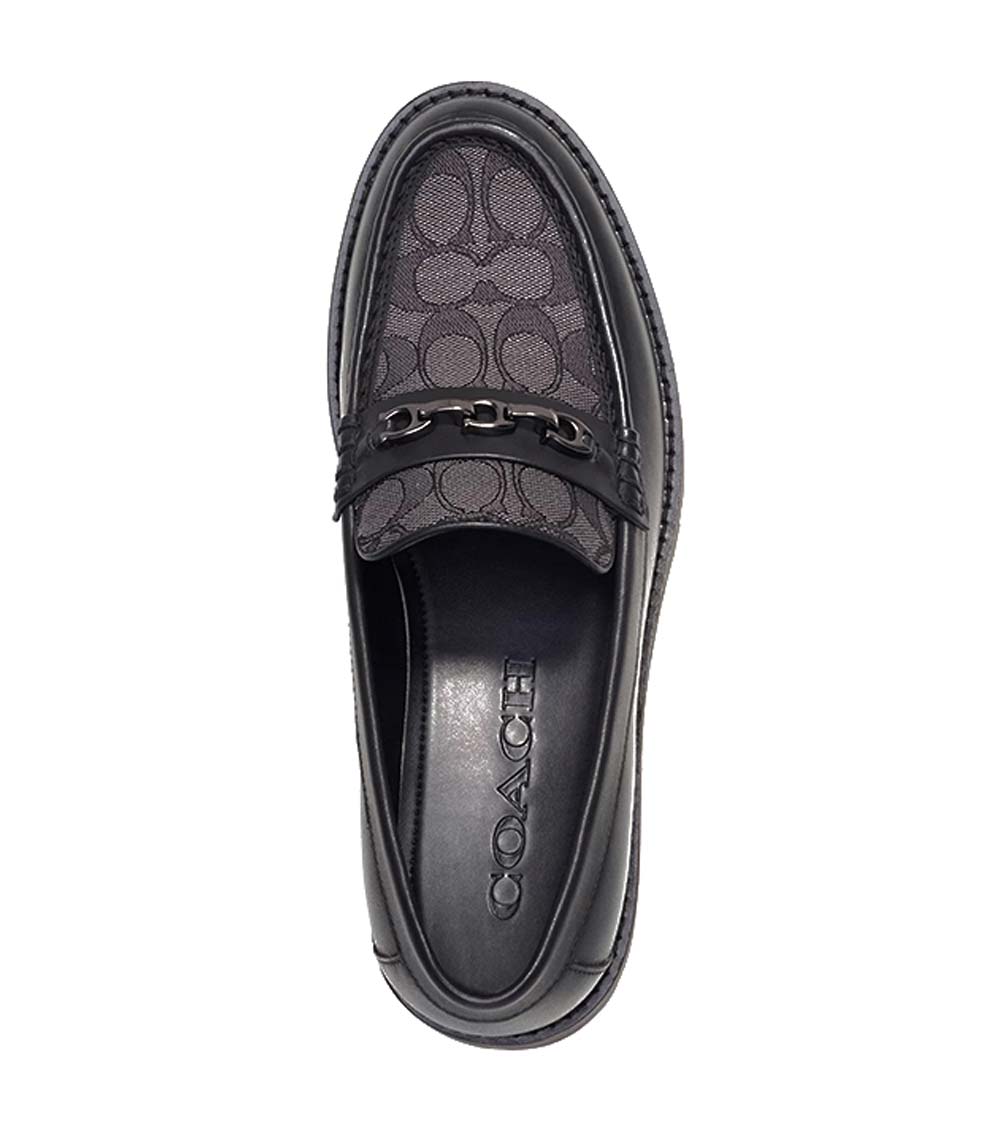 Coach Black Signature Brooks Loafers for Men Online India at  display picture 1