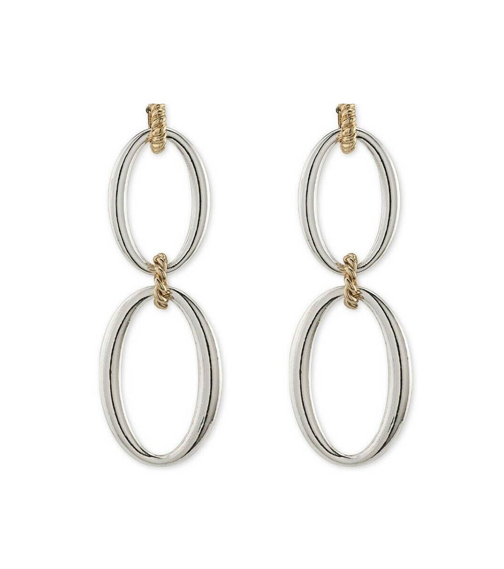 Ralph Lauren Silver Large Link Drop Earrings for Women Online India at  