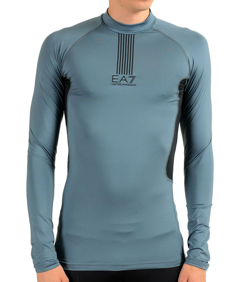 Armani long sleeve deals t shirt mens