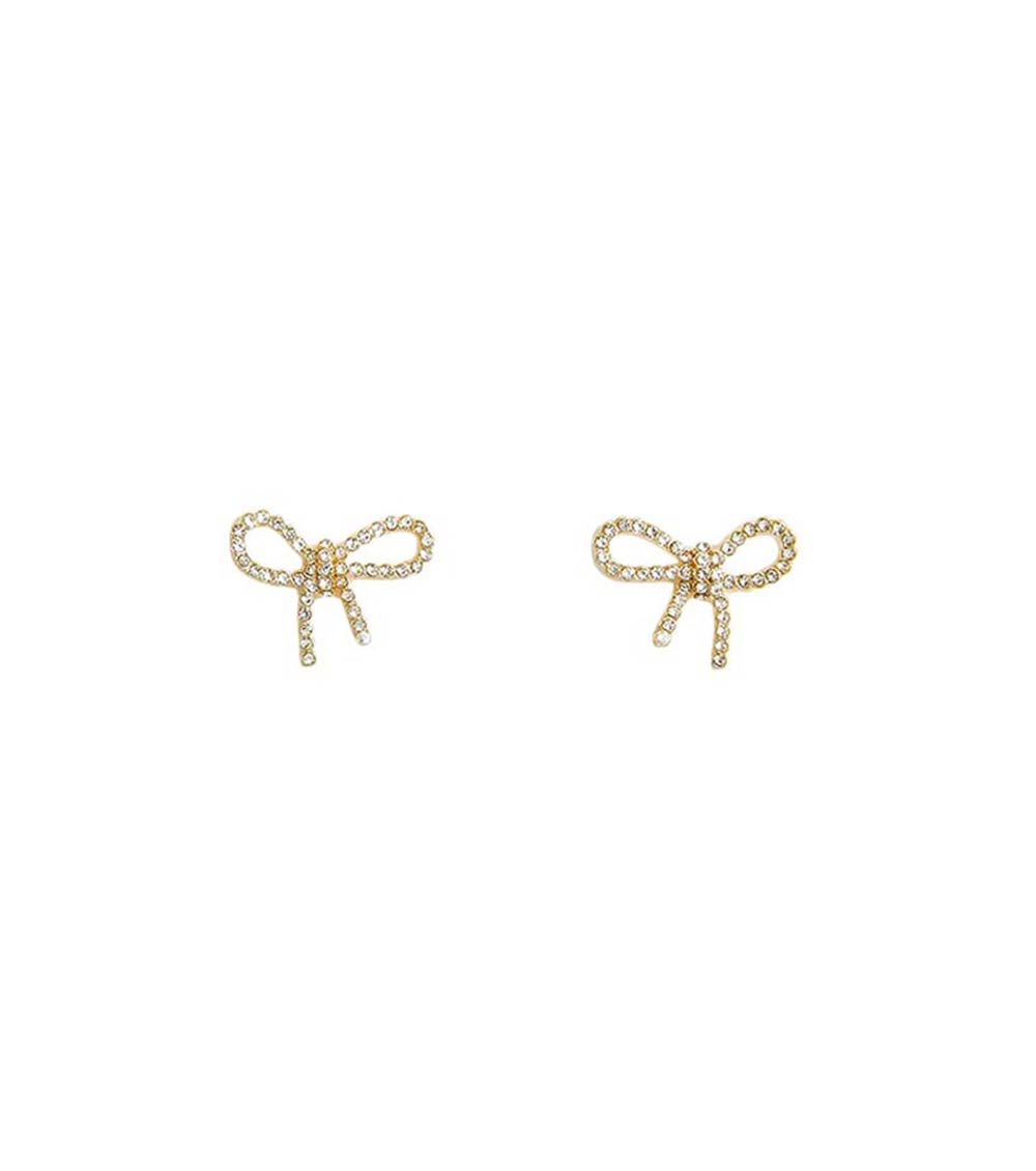 Bow Pearl Stud Earrings Bridesmaids Gift Cute Elegant Jewelry  Etsy   Bridesmaid earrings Silver earrings studs Pearl earrings