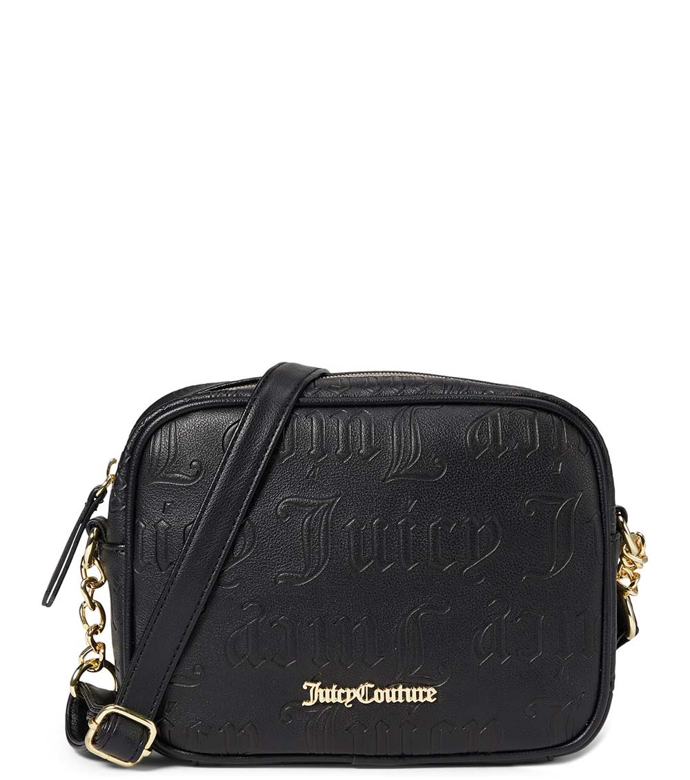 Juicy Couture Black Crossbody Purse w/ Pink Lined Crown Print - clothing &  accessories - by owner - apparel sale -...