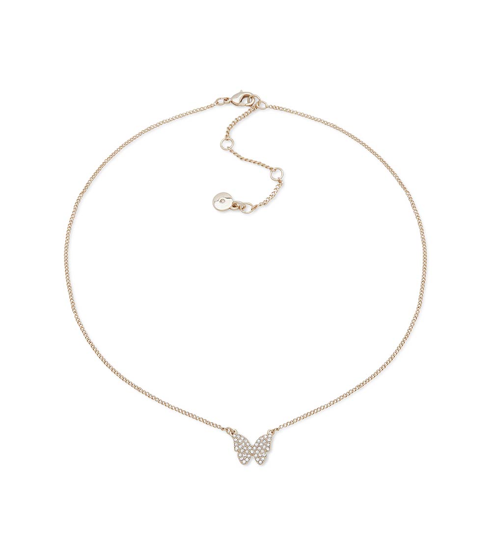 fck gold & diamond pave necklace