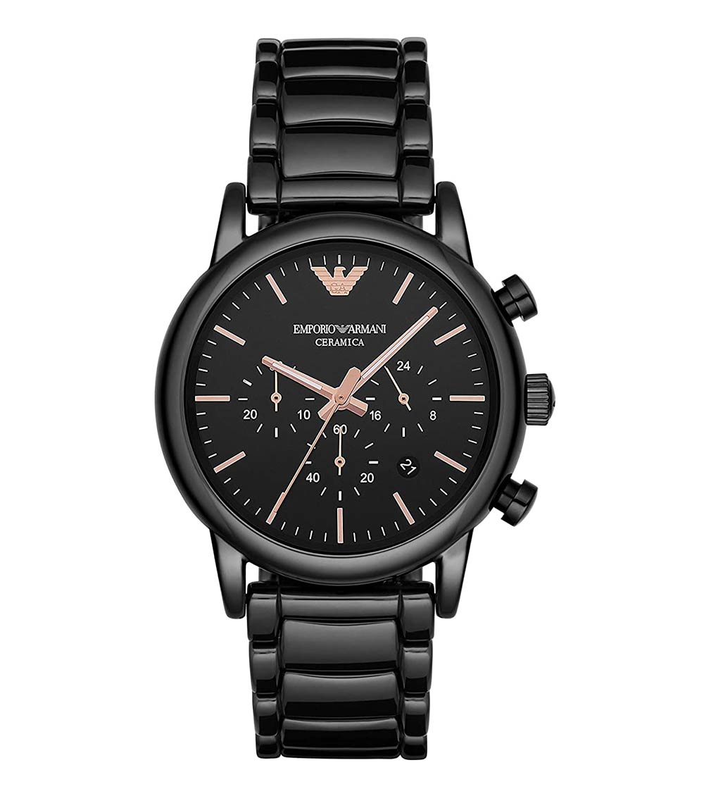 Emporio Armani Metallic Blue Dial Watch for Men Online India at