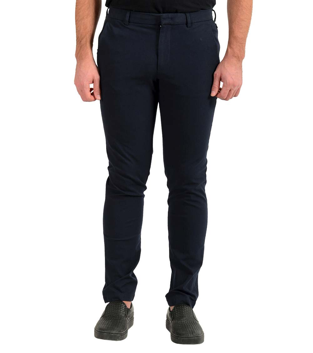 Buy Armani Collezioni Blue Casual Trousers for Men Online | The Collective