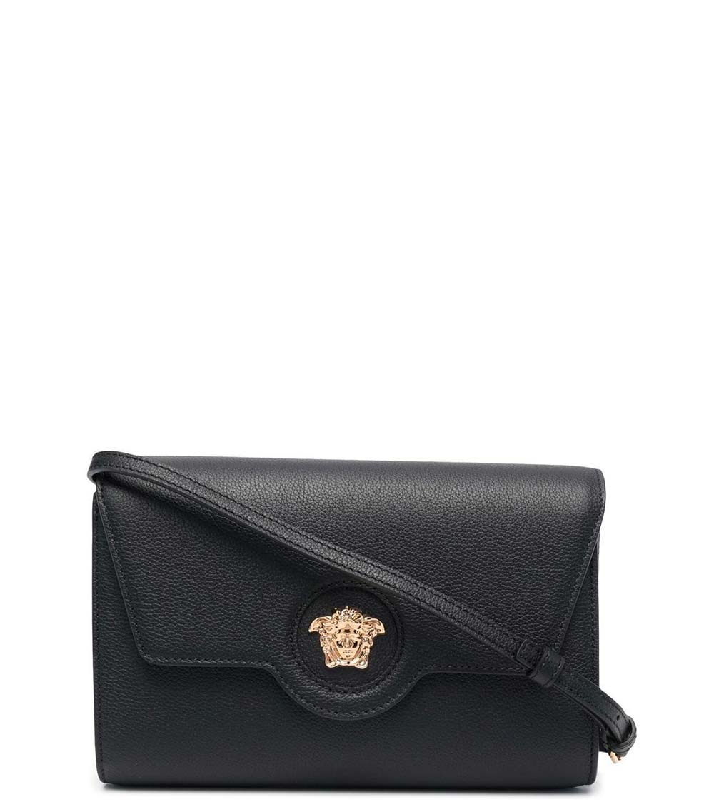 Versace Black La Medusa Handbag