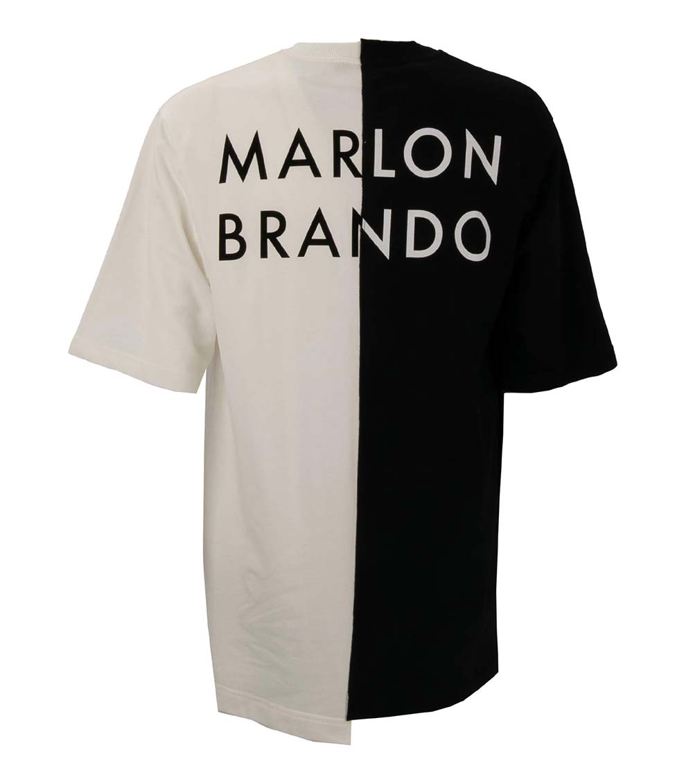 Dolce & Gabbana Blackwhite Marlon Brando Oversize T-shirt
