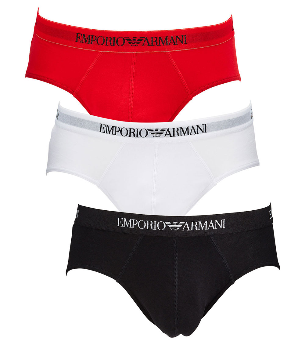 Emporio Armani Multicolor 3-Pack Boxer Briefs for Men Online India