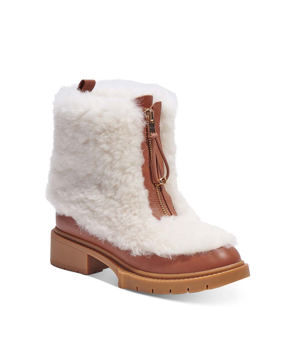 Coach shearling outlet boot