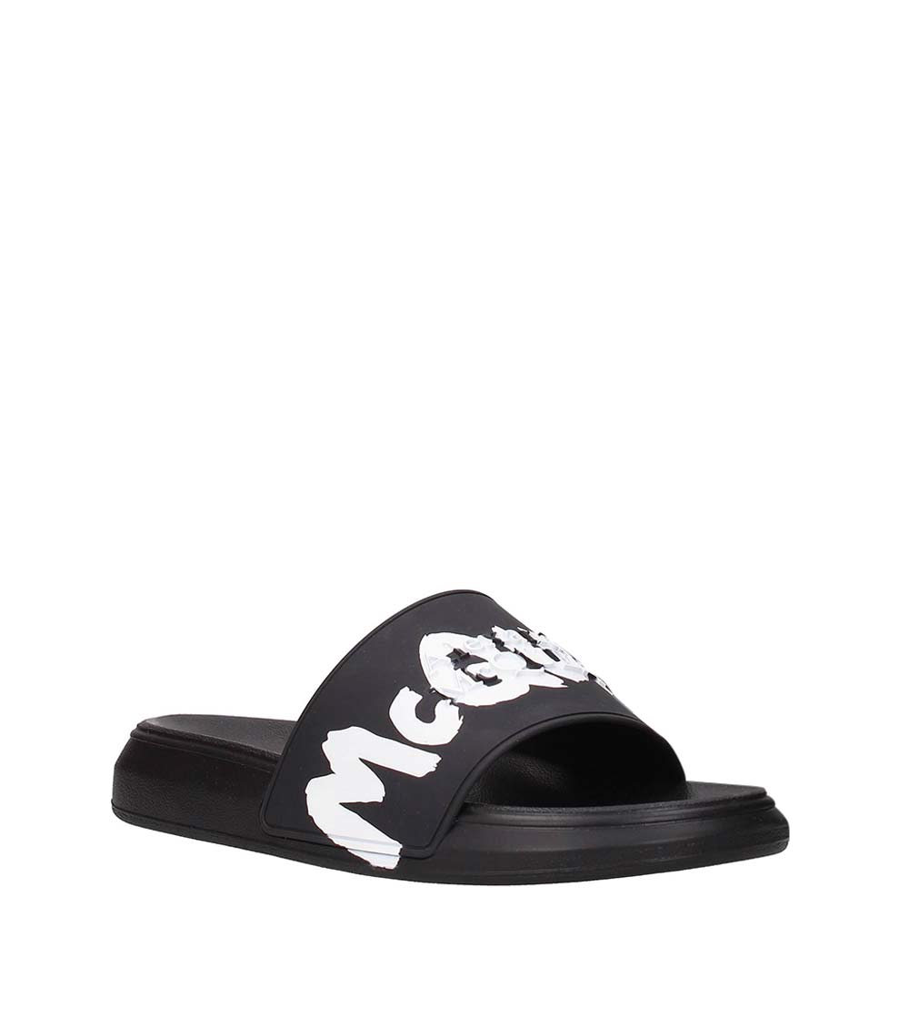 Alexander mcqueen cheap slide sandals