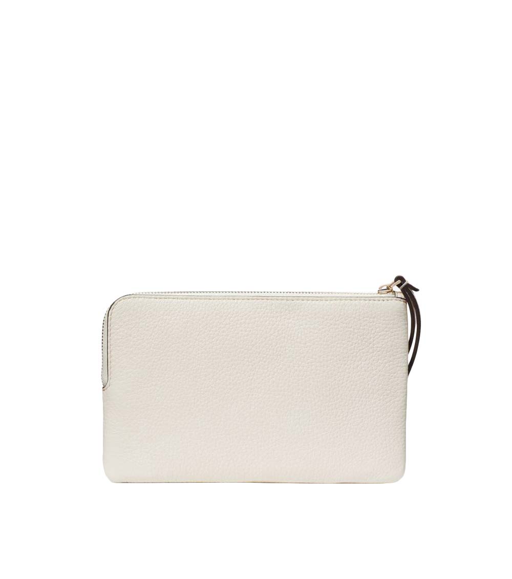 Off-White logo-stamp Leather Clutch Bag - Farfetch