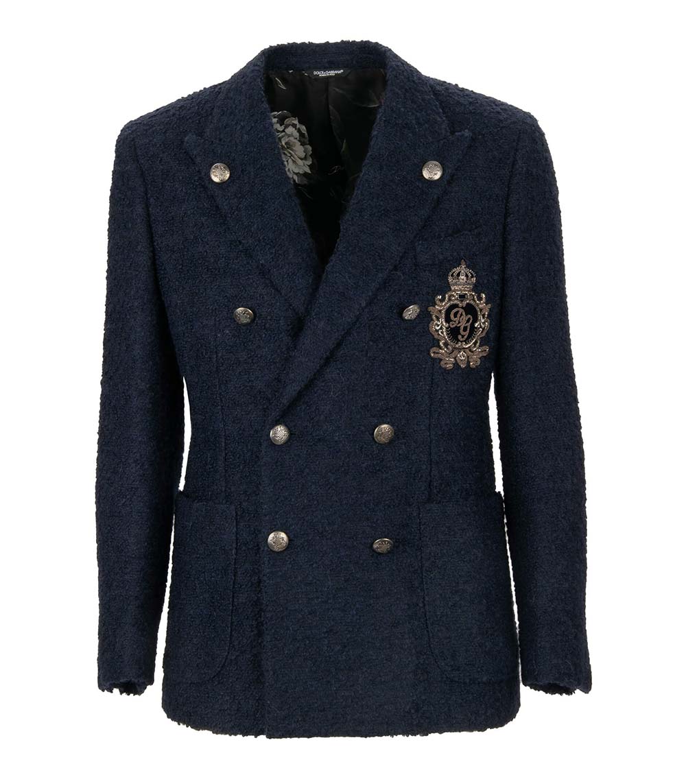 未使用 Dolce & Gabbana 孔雀模様 ジャンパー Lサイズ 未使用品 ドルチェ&ガッバーナ ドルガバ DOLCE&GABBANA ジャケット