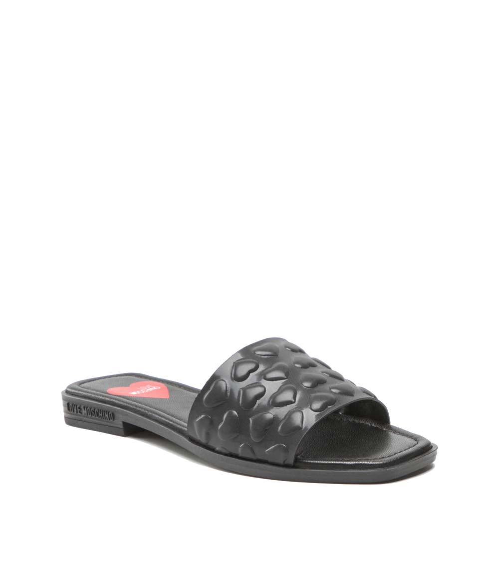 Love moschino quilted discount slides