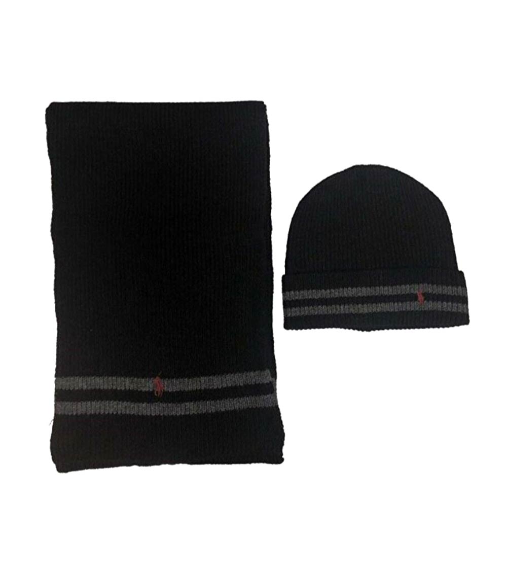 Ralph lauren hat and scarf store set mens