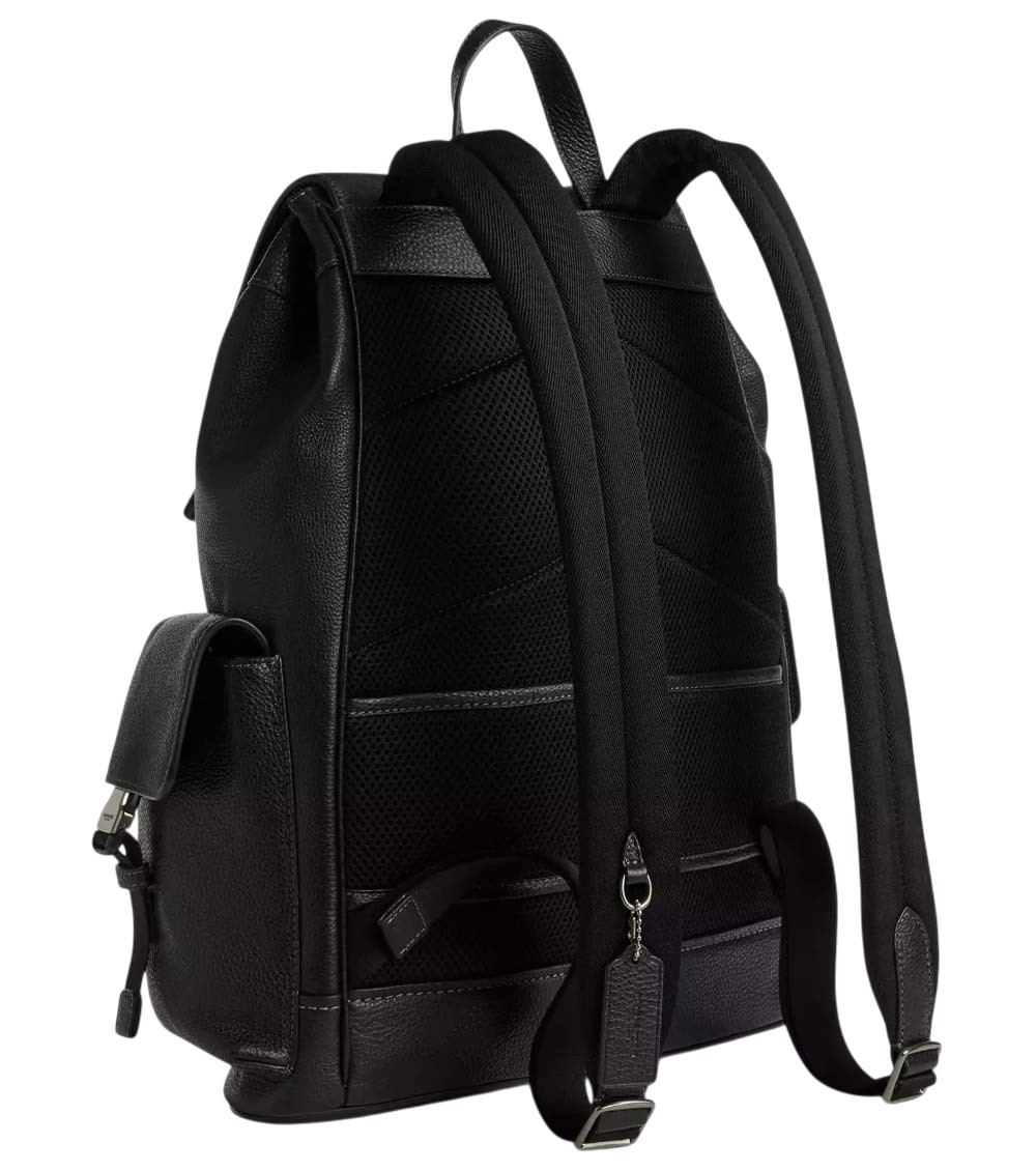 Coach Black Clark Large Backpack for Men Online India at Darveys.com