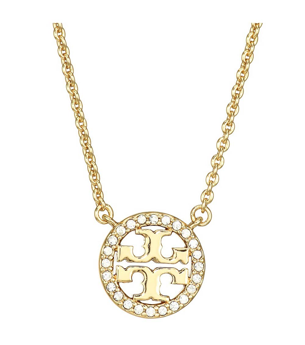 Tory Burch Gold Tone Rope Clover Rosary Necklace | eBay