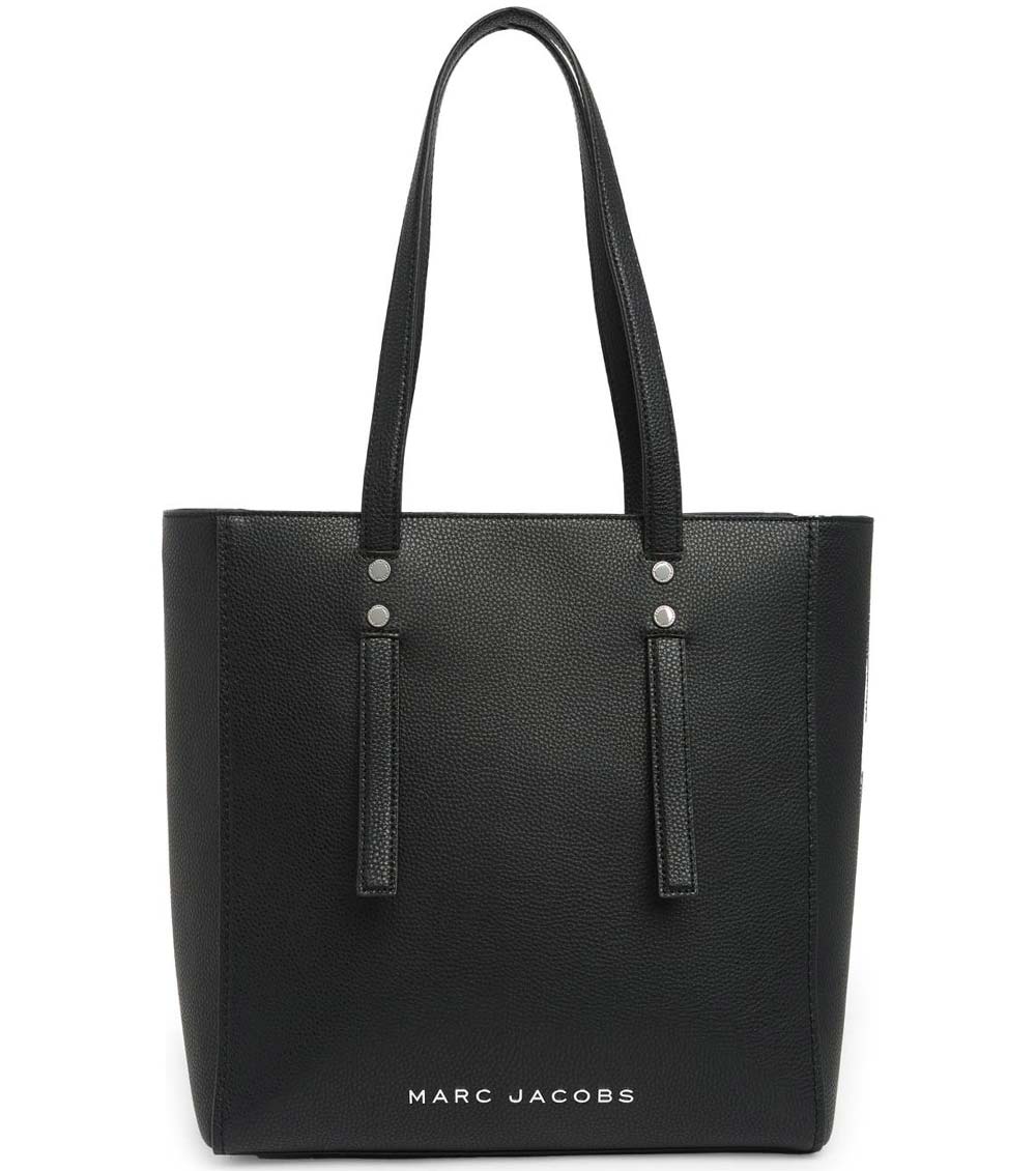 Marc Jacobs The Work Leather Tote Bag in Black