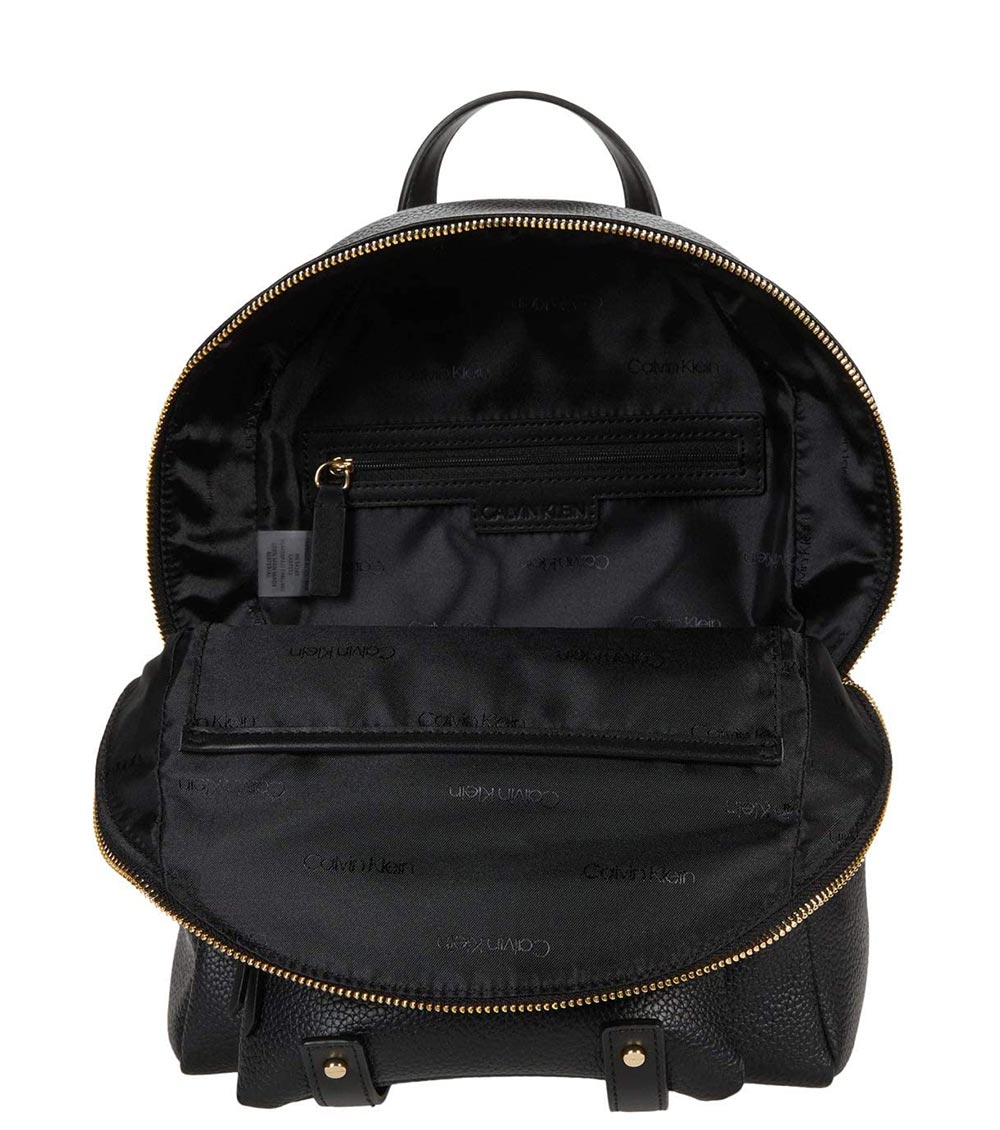 Buy Calvin Klein Jeans Men Black Monogram Print Laptop Backpack - NNNOW.com