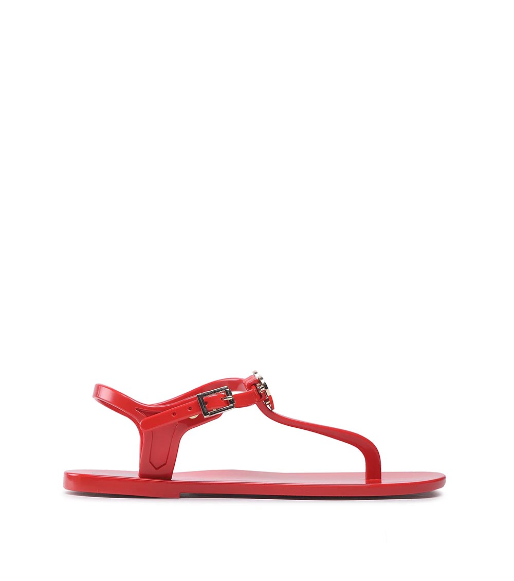 Red gucci best sale thong sandals