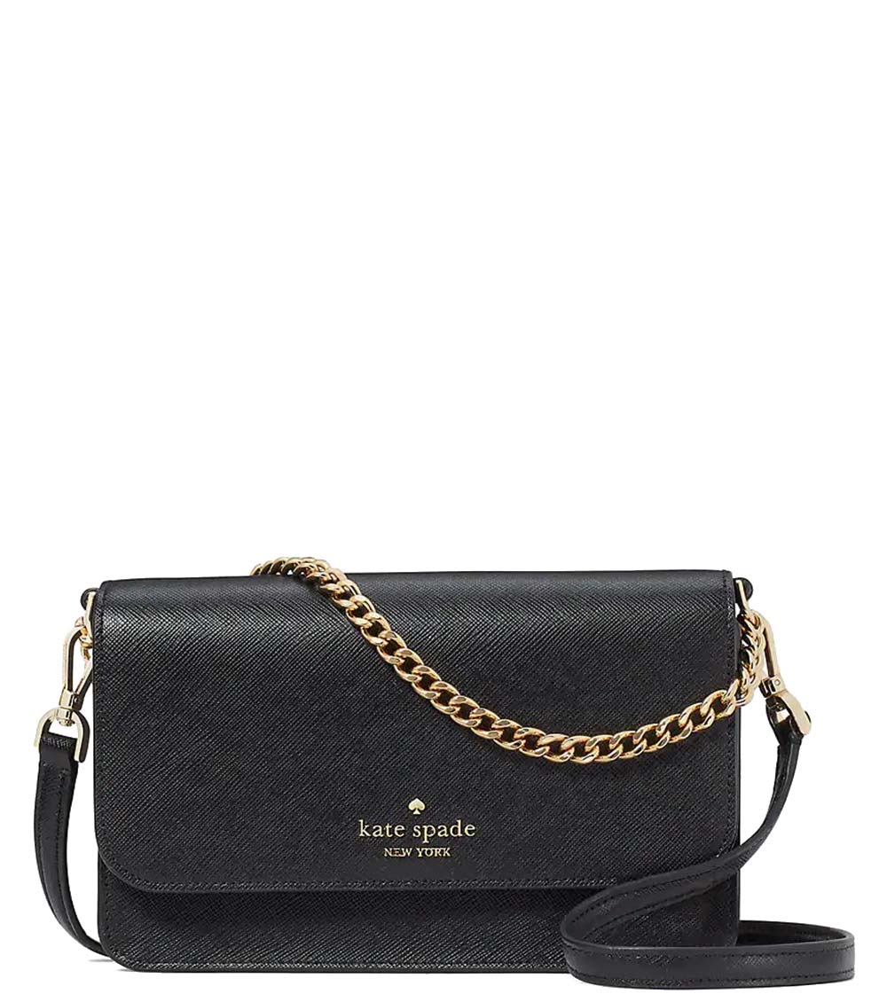 Kate Spade New York Staci Dual Zip Around Crossbody Shoulder Bag (Black):  Handbags: Amazon.com