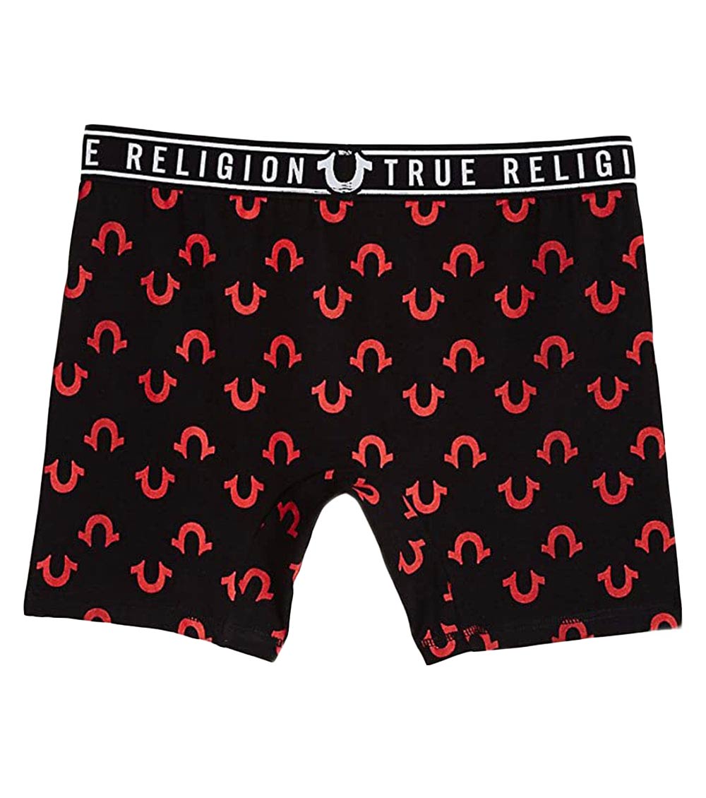 True Religion Black Logo Boxer Brief Underwear for Men Online