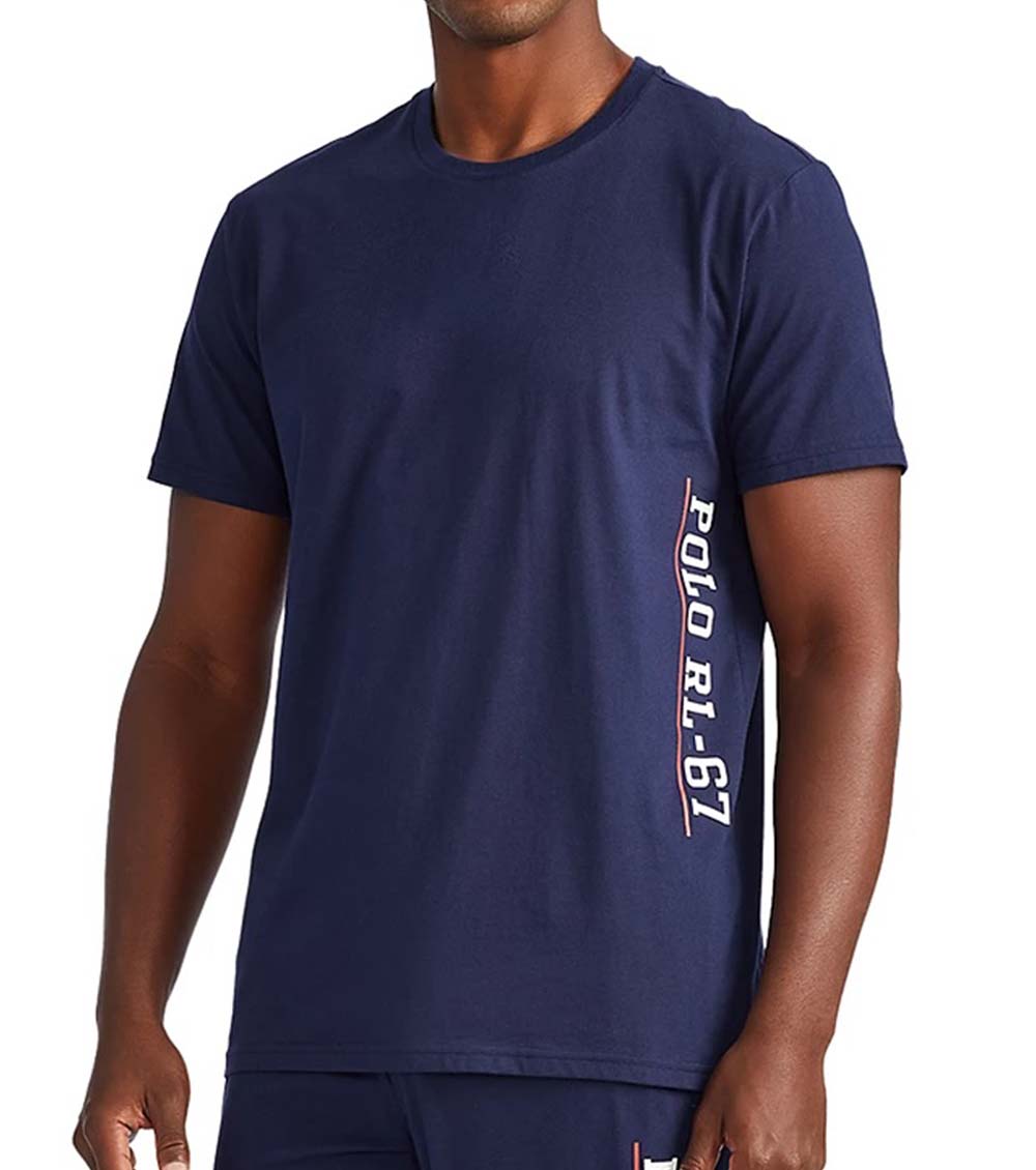 Ralph Lauren Blue RL-67 Logo Sleep T-Shirt for Men Online India at  