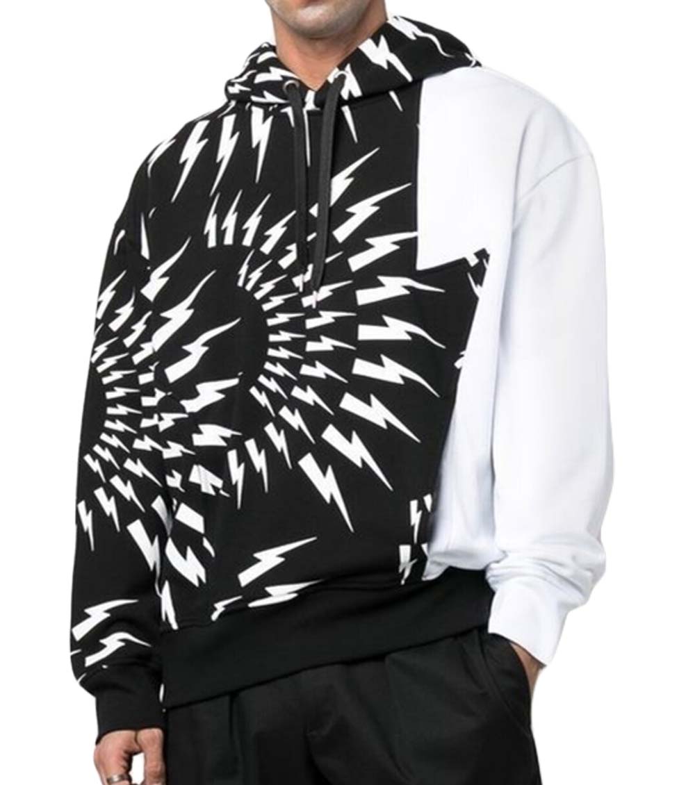 Off white sales flame hoodie