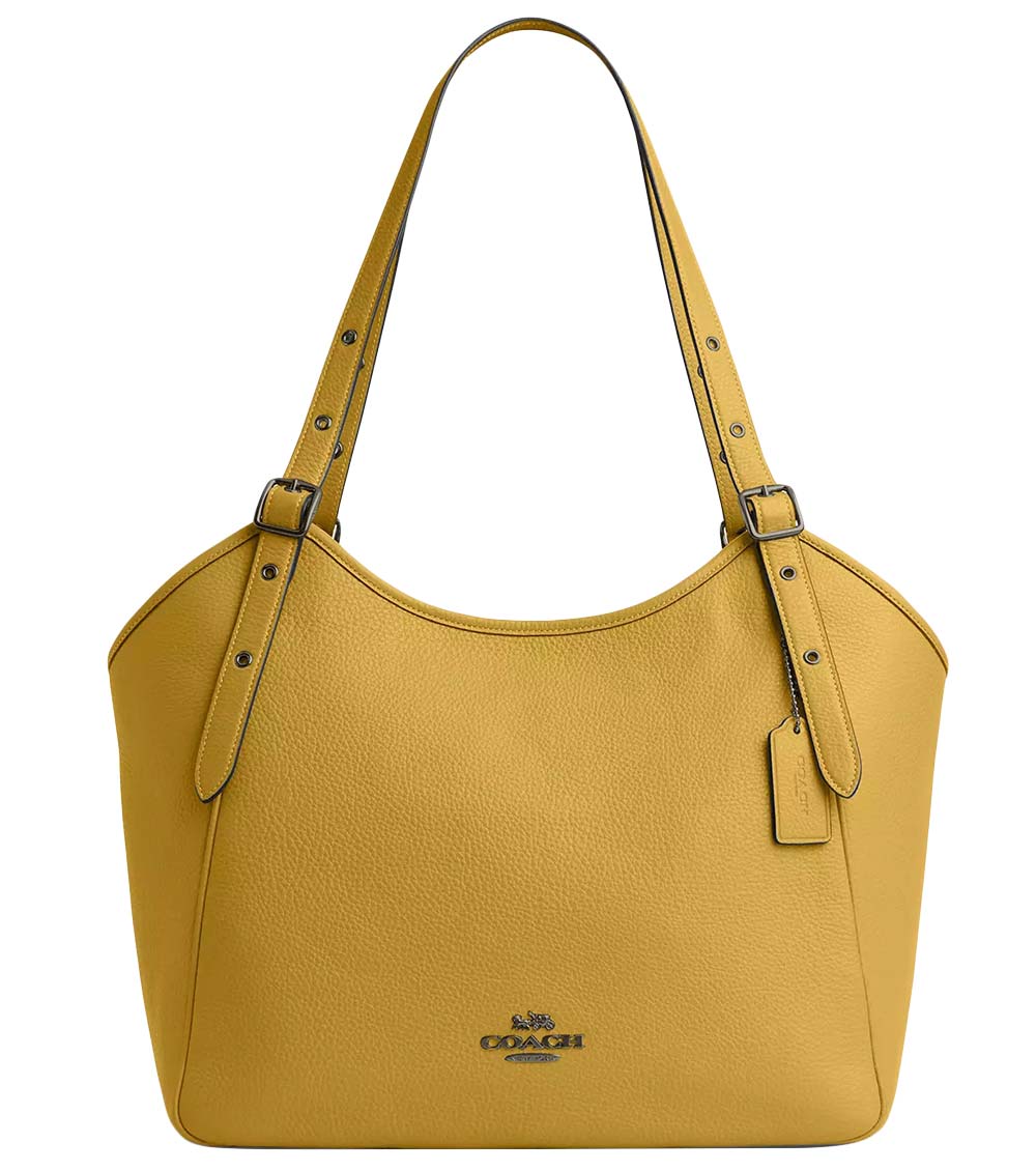 Coach mustard sale tote