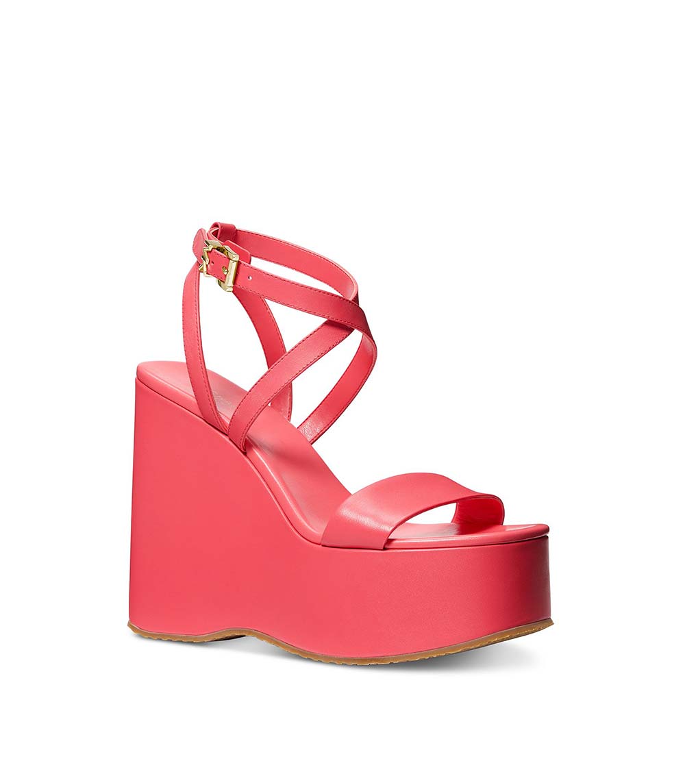 michael kors pink wedges