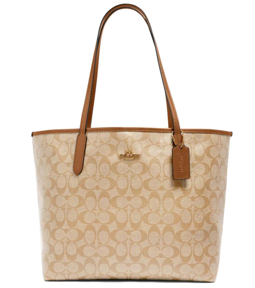 Coach large city zip cheap tote