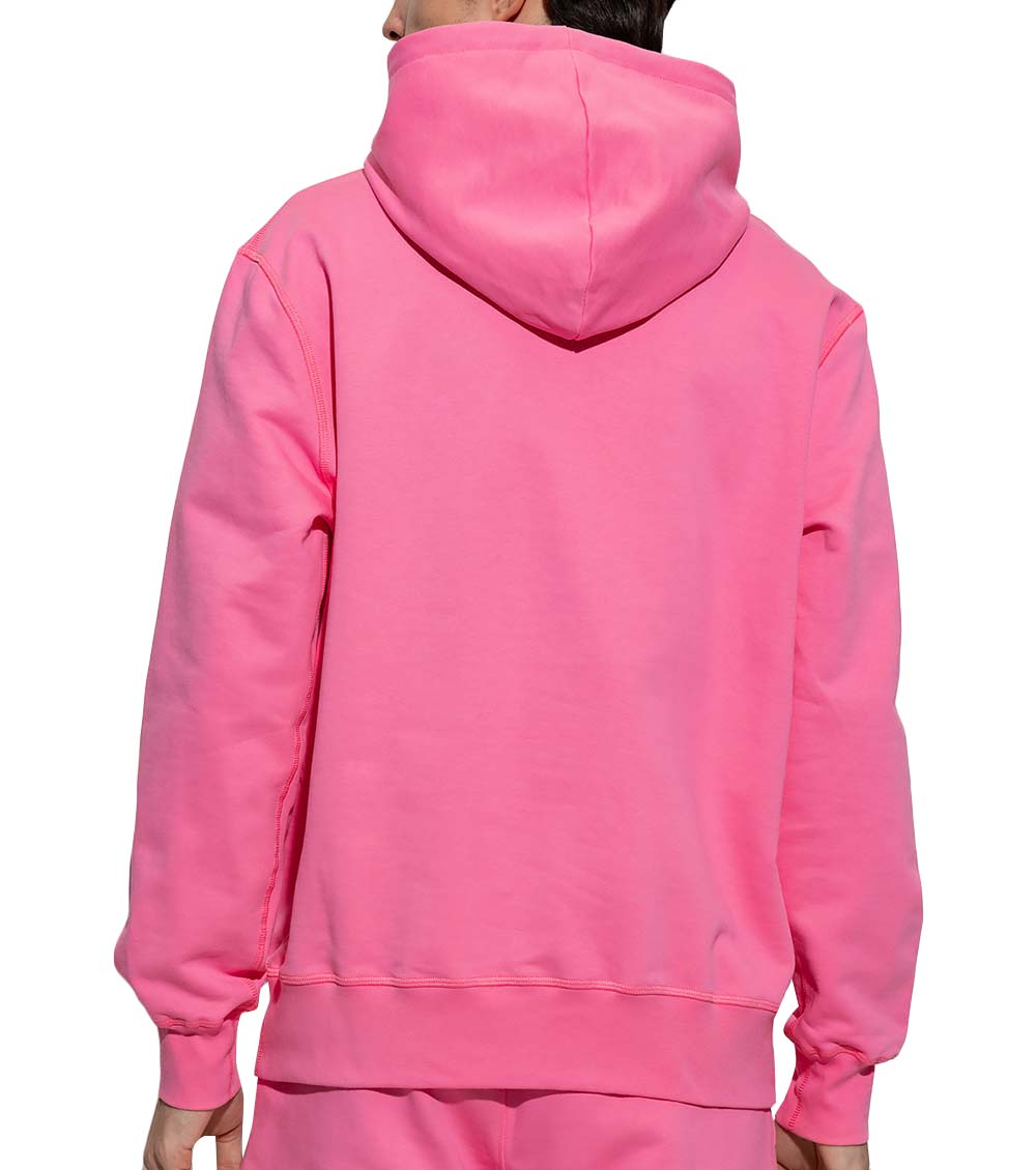 Alexander mcqueen cheap pink hoodie